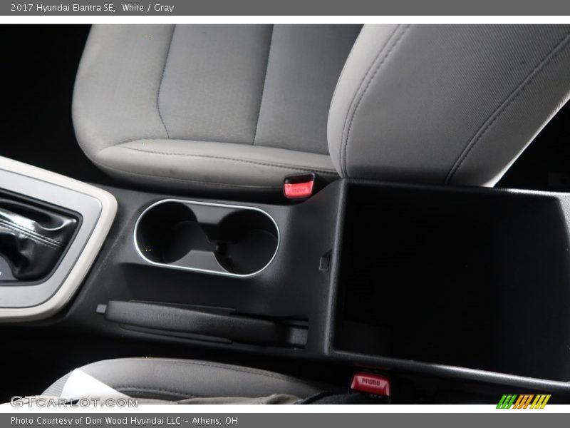 White / Gray 2017 Hyundai Elantra SE
