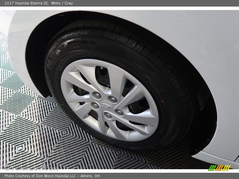 White / Gray 2017 Hyundai Elantra SE