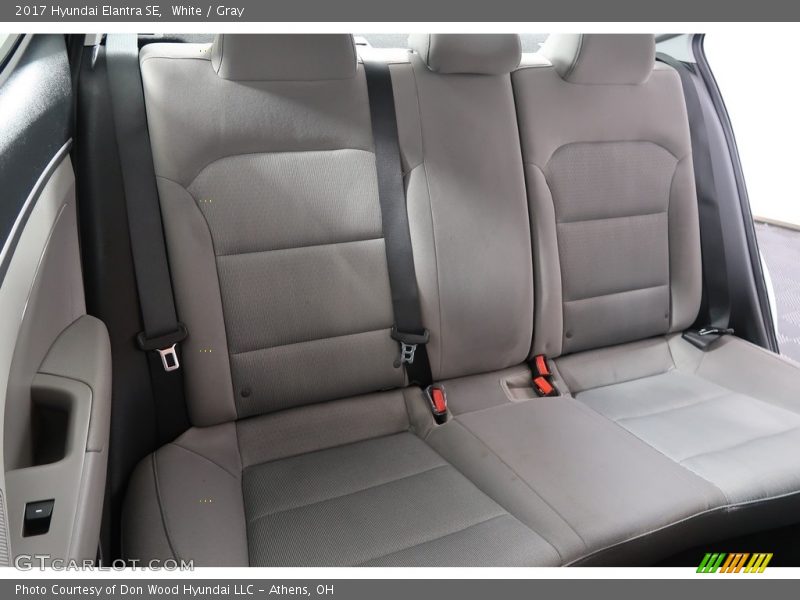 White / Gray 2017 Hyundai Elantra SE
