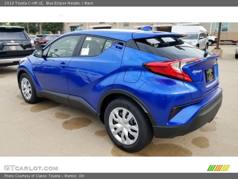 Blue Eclipse Metallic / Black 2019 Toyota C-HR LE