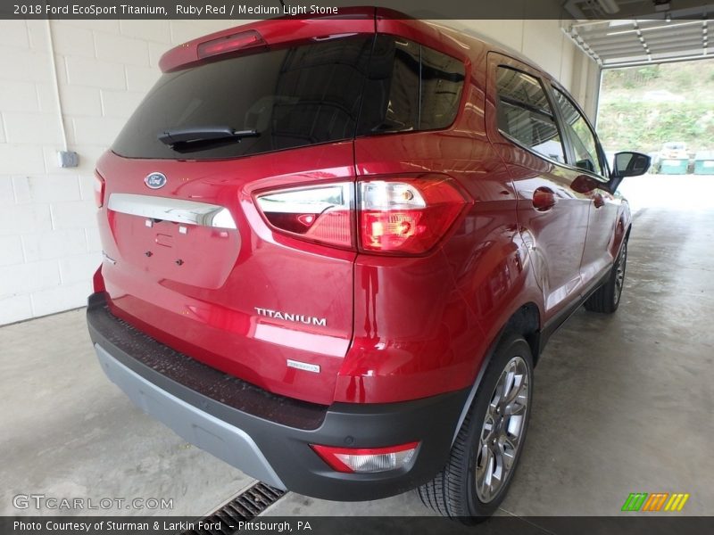 Ruby Red / Medium Light Stone 2018 Ford EcoSport Titanium