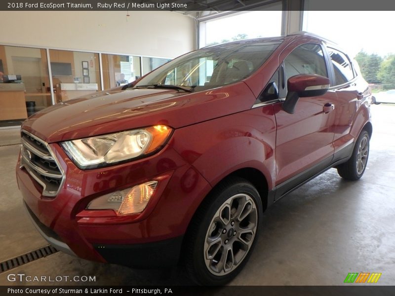 Ruby Red / Medium Light Stone 2018 Ford EcoSport Titanium