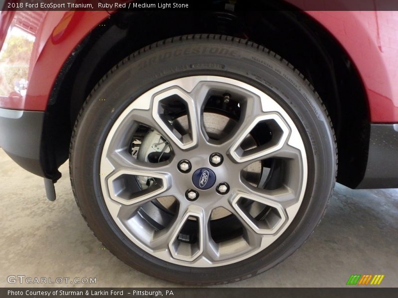 Ruby Red / Medium Light Stone 2018 Ford EcoSport Titanium
