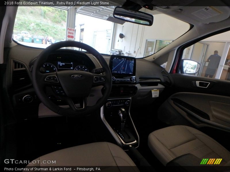 Ruby Red / Medium Light Stone 2018 Ford EcoSport Titanium