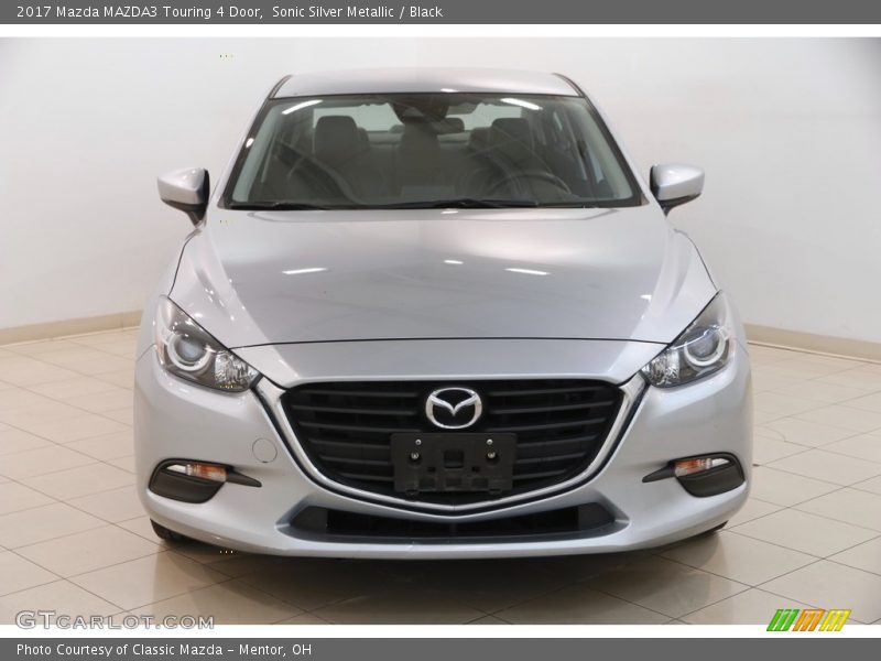 Sonic Silver Metallic / Black 2017 Mazda MAZDA3 Touring 4 Door