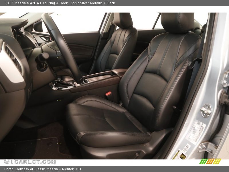Sonic Silver Metallic / Black 2017 Mazda MAZDA3 Touring 4 Door
