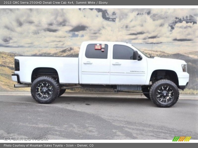 Summit White / Ebony 2013 GMC Sierra 2500HD Denali Crew Cab 4x4