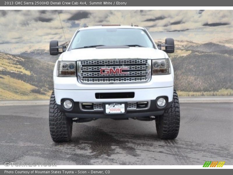 Summit White / Ebony 2013 GMC Sierra 2500HD Denali Crew Cab 4x4