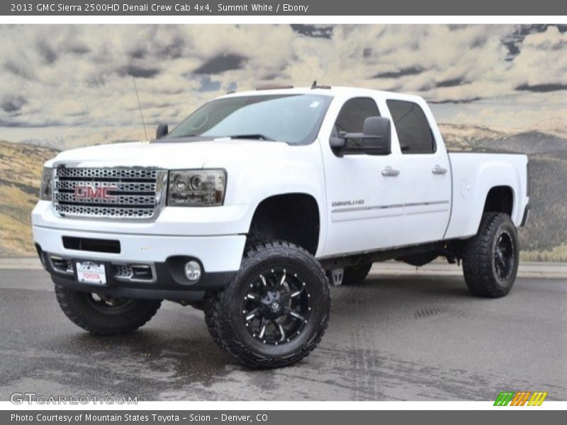 Summit White / Ebony 2013 GMC Sierra 2500HD Denali Crew Cab 4x4