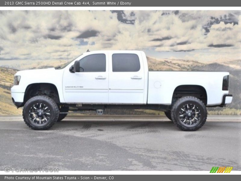 Summit White / Ebony 2013 GMC Sierra 2500HD Denali Crew Cab 4x4