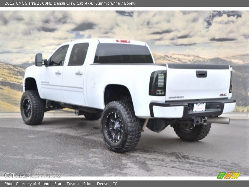 Summit White / Ebony 2013 GMC Sierra 2500HD Denali Crew Cab 4x4