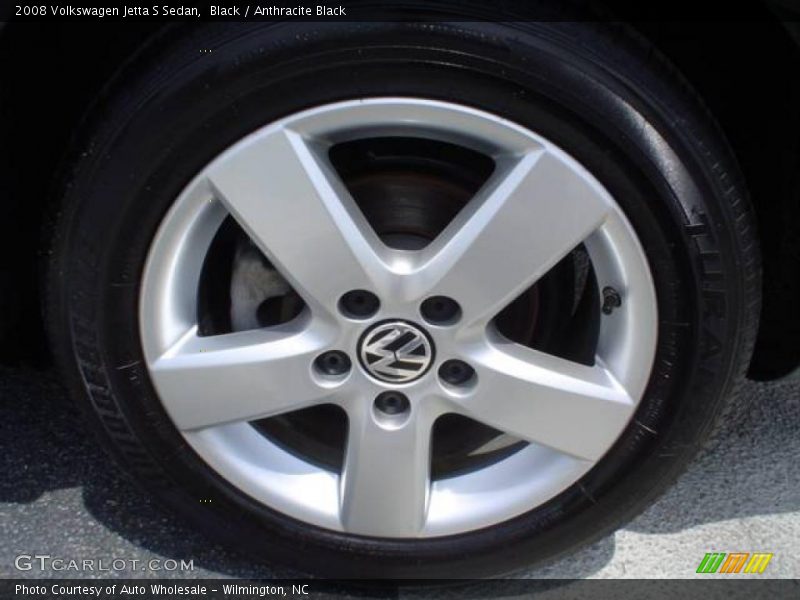 Black / Anthracite Black 2008 Volkswagen Jetta S Sedan
