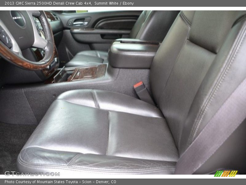 Summit White / Ebony 2013 GMC Sierra 2500HD Denali Crew Cab 4x4