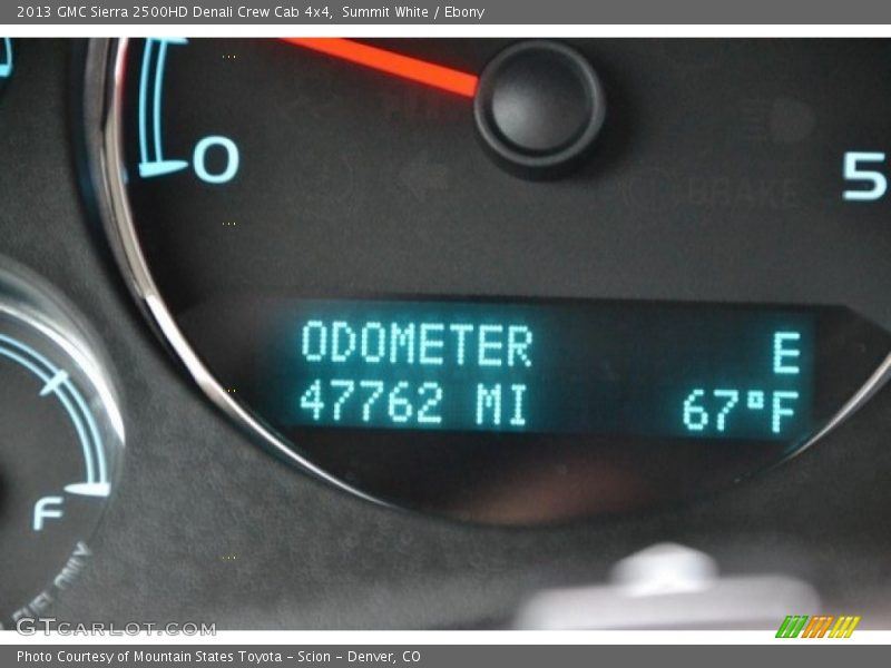 Summit White / Ebony 2013 GMC Sierra 2500HD Denali Crew Cab 4x4