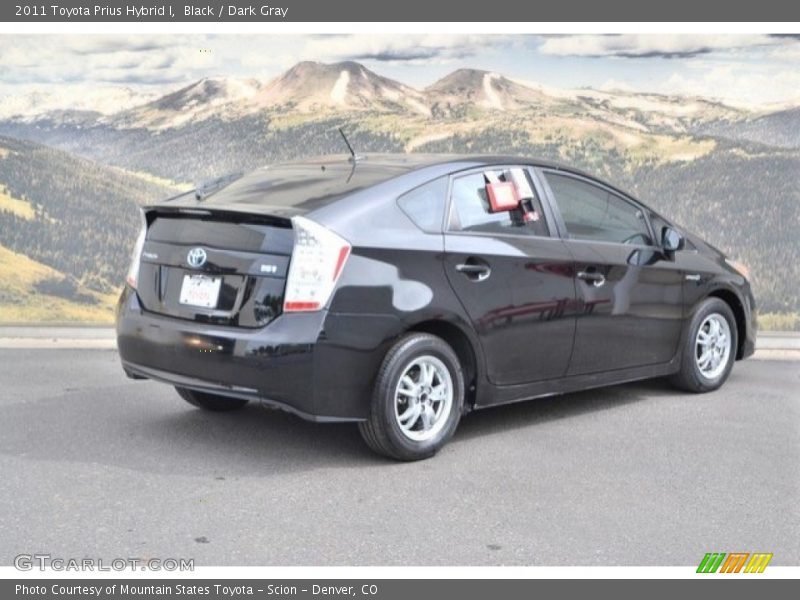 Black / Dark Gray 2011 Toyota Prius Hybrid I