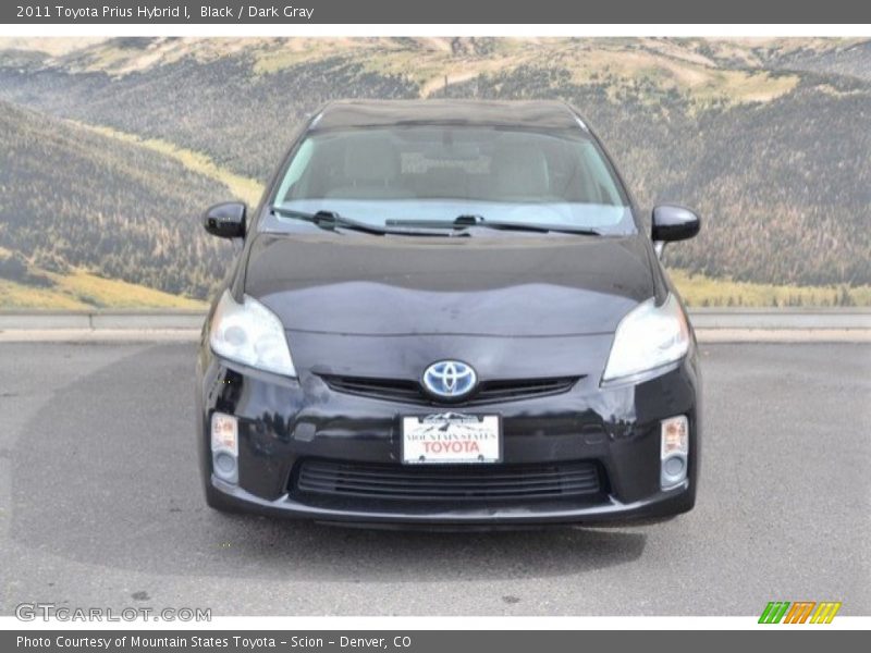Black / Dark Gray 2011 Toyota Prius Hybrid I