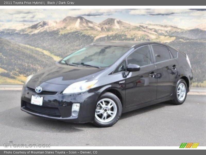 Black / Dark Gray 2011 Toyota Prius Hybrid I