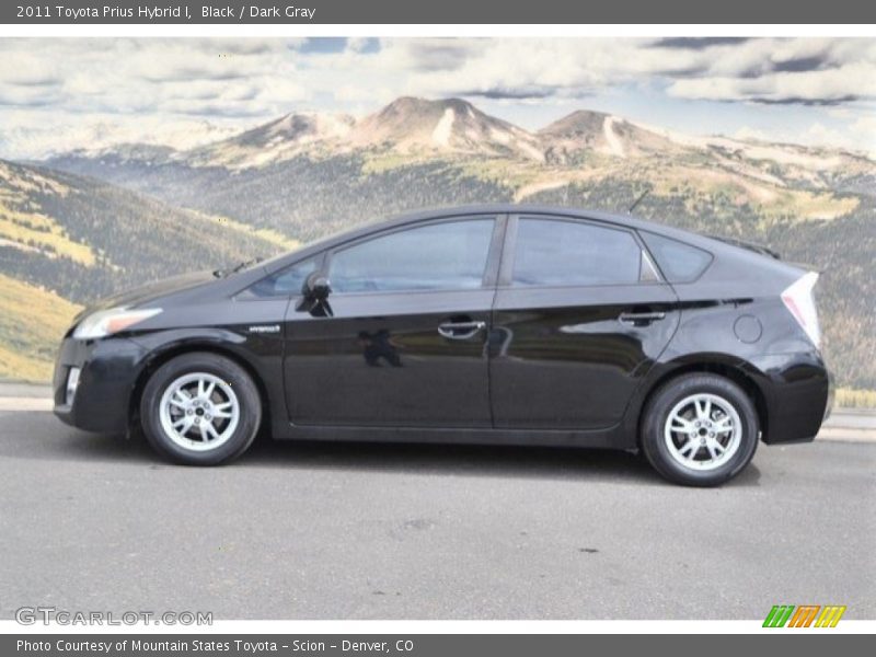 Black / Dark Gray 2011 Toyota Prius Hybrid I