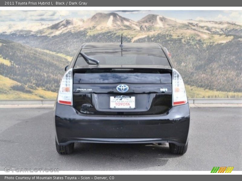 Black / Dark Gray 2011 Toyota Prius Hybrid I