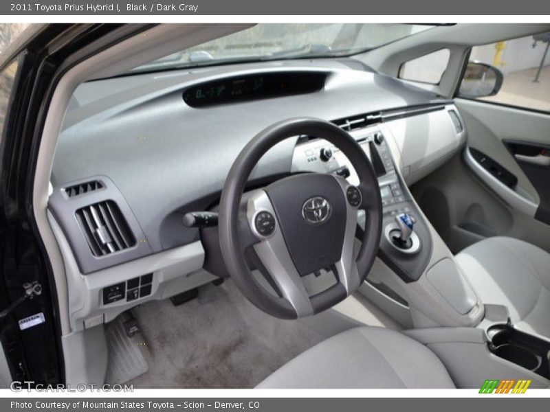 Black / Dark Gray 2011 Toyota Prius Hybrid I