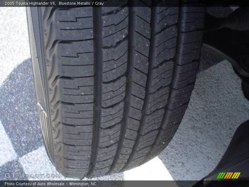 Bluestone Metallic / Gray 2005 Toyota Highlander V6