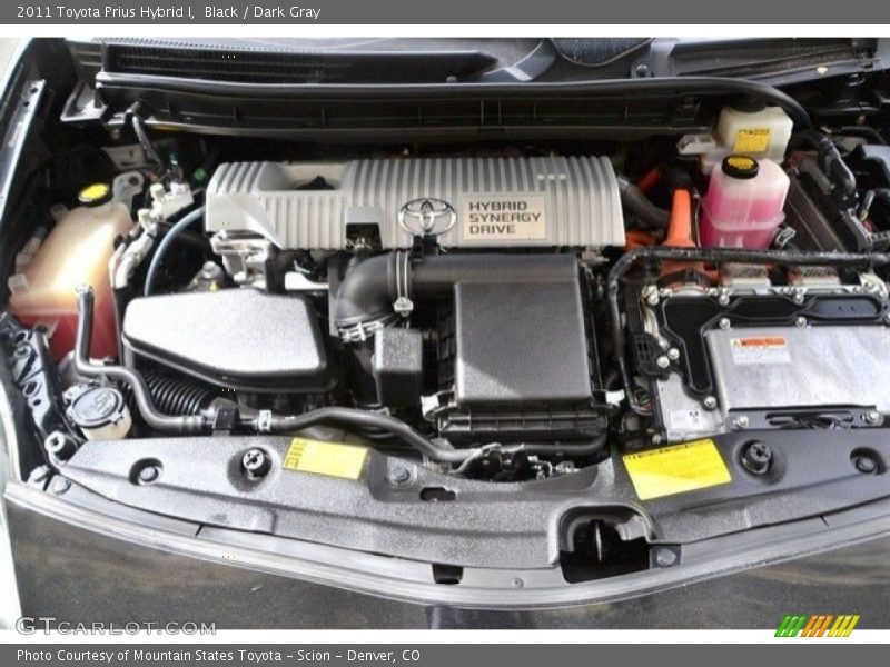 Black / Dark Gray 2011 Toyota Prius Hybrid I
