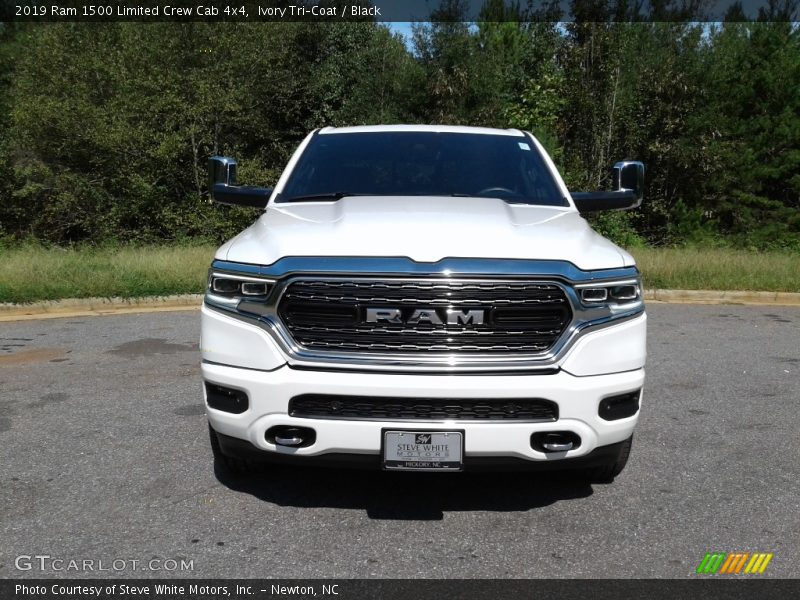 Ivory Tri–Coat / Black 2019 Ram 1500 Limited Crew Cab 4x4