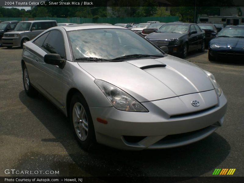 Silver Streak Mica / Black 2004 Toyota Celica GT