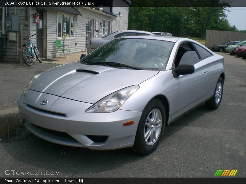 Silver Streak Mica / Black 2004 Toyota Celica GT