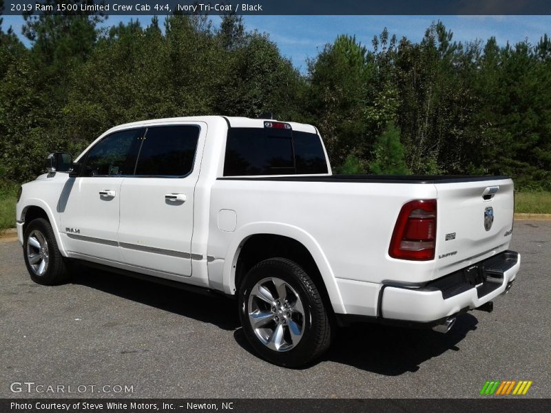 Ivory Tri–Coat / Black 2019 Ram 1500 Limited Crew Cab 4x4