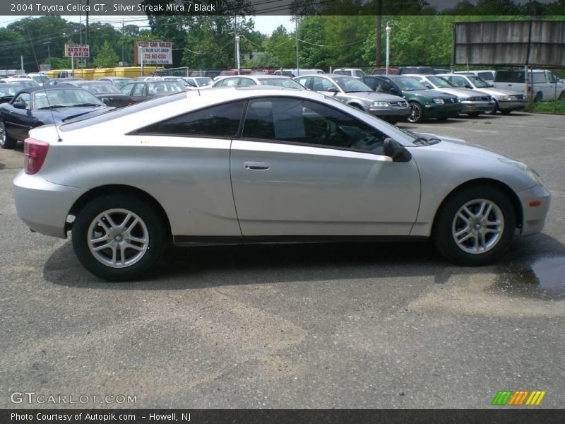 Silver Streak Mica / Black 2004 Toyota Celica GT