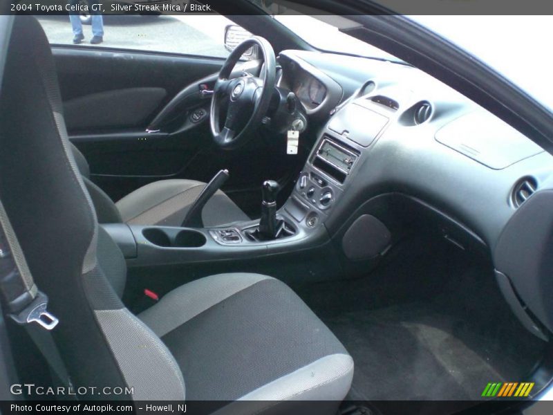 Silver Streak Mica / Black 2004 Toyota Celica GT