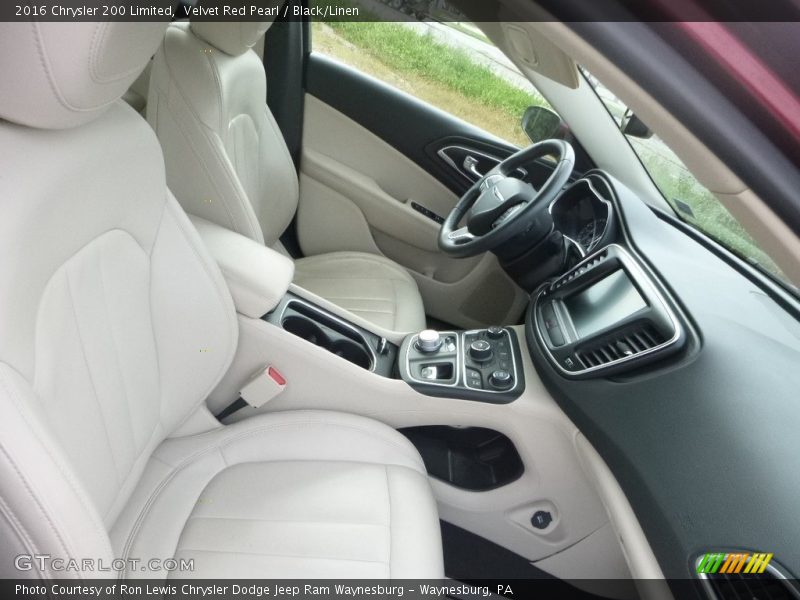 Velvet Red Pearl / Black/Linen 2016 Chrysler 200 Limited