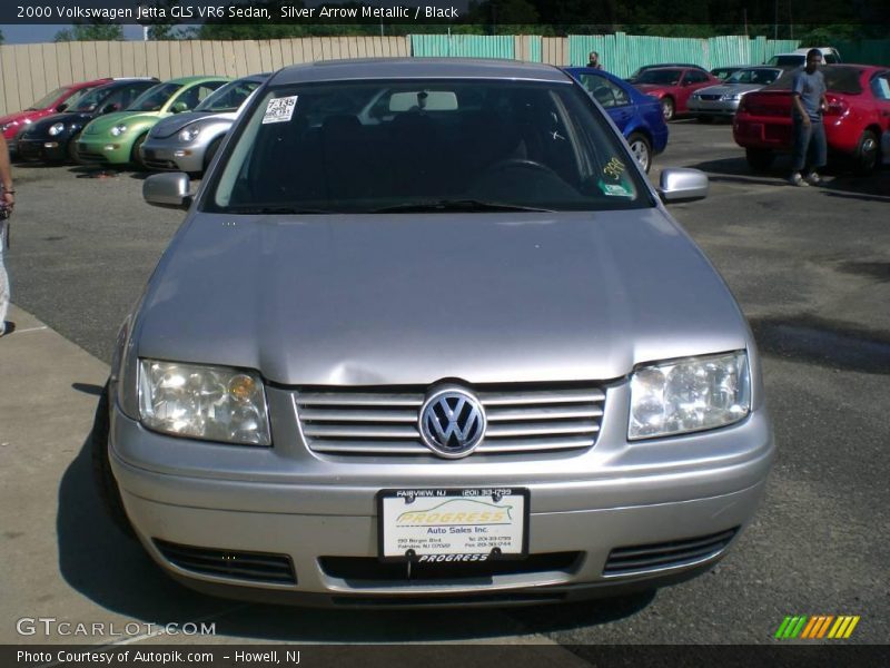 Silver Arrow Metallic / Black 2000 Volkswagen Jetta GLS VR6 Sedan