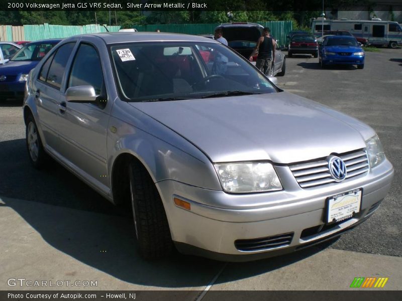 Silver Arrow Metallic / Black 2000 Volkswagen Jetta GLS VR6 Sedan