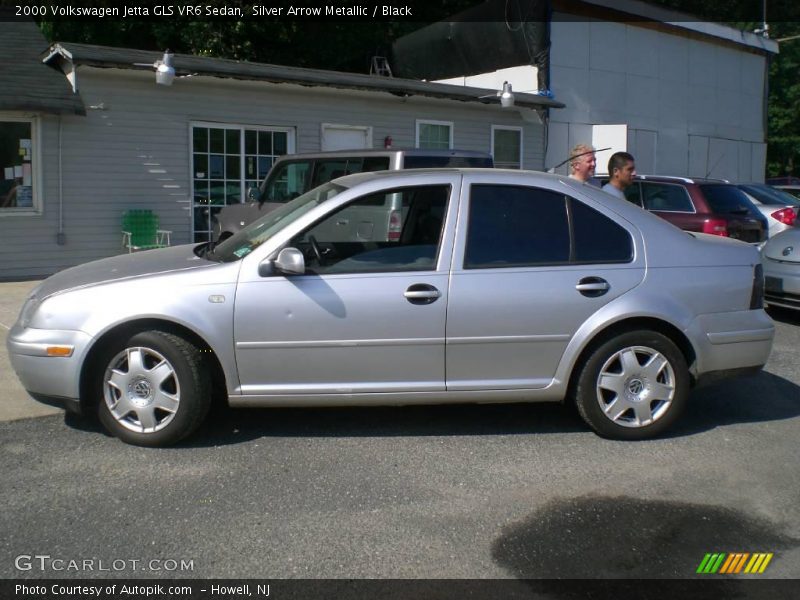 Silver Arrow Metallic / Black 2000 Volkswagen Jetta GLS VR6 Sedan