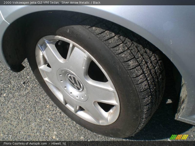 Silver Arrow Metallic / Black 2000 Volkswagen Jetta GLS VR6 Sedan