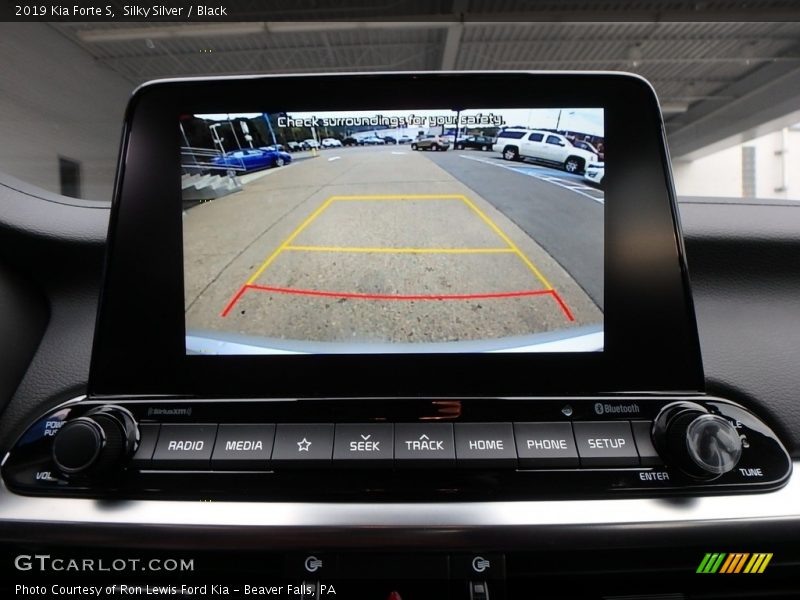 Silky Silver / Black 2019 Kia Forte S