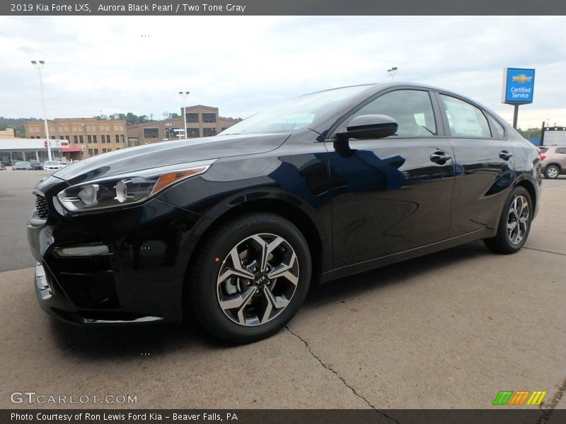 Aurora Black Pearl / Two Tone Gray 2019 Kia Forte LXS