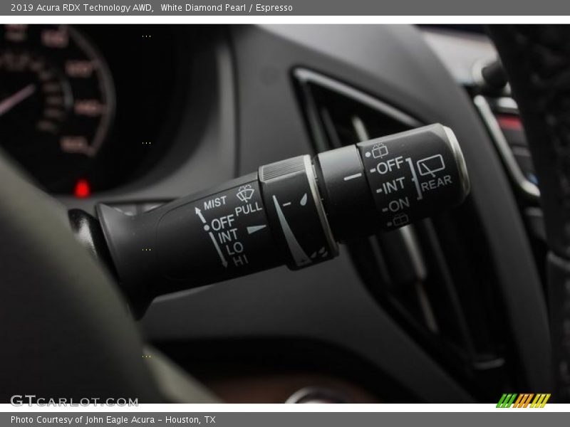 Controls of 2019 RDX Technology AWD