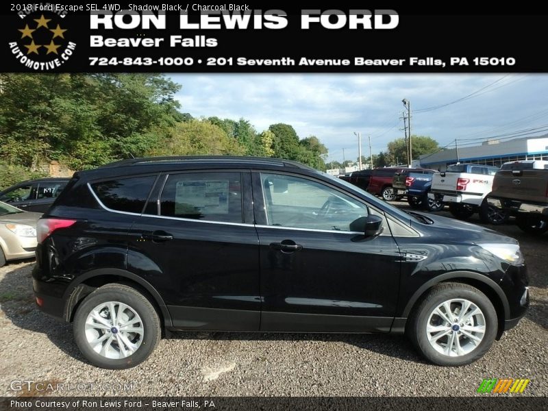 Shadow Black / Charcoal Black 2018 Ford Escape SEL 4WD