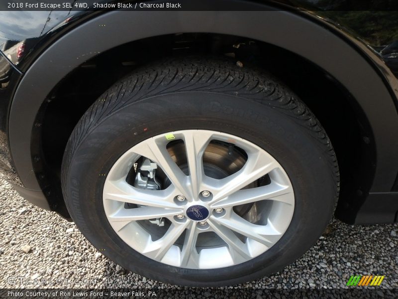 Shadow Black / Charcoal Black 2018 Ford Escape SEL 4WD