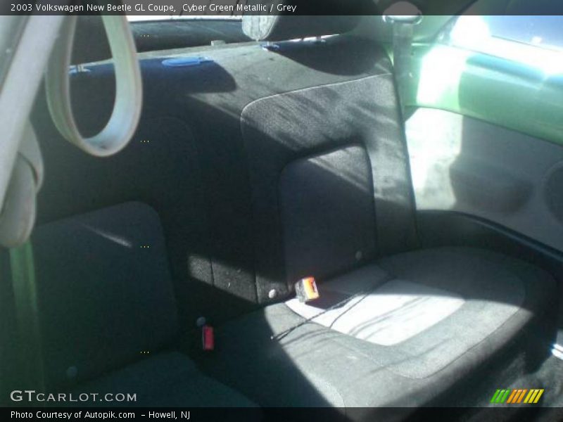 Cyber Green Metallic / Grey 2003 Volkswagen New Beetle GL Coupe