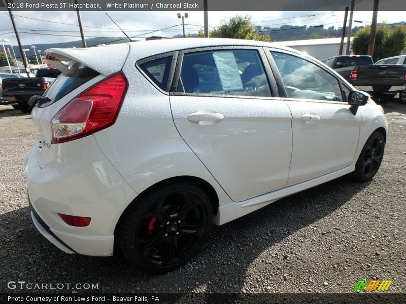 White Platinum / Charcoal Black 2018 Ford Fiesta ST Hatchback