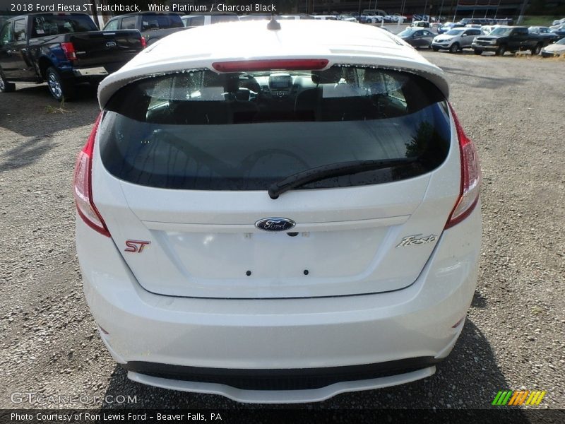 White Platinum / Charcoal Black 2018 Ford Fiesta ST Hatchback