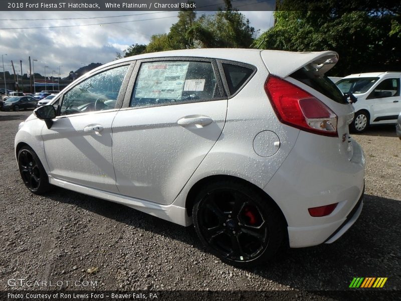 White Platinum / Charcoal Black 2018 Ford Fiesta ST Hatchback