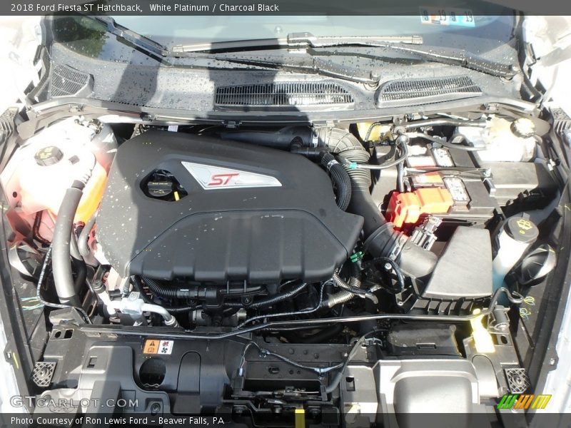 White Platinum / Charcoal Black 2018 Ford Fiesta ST Hatchback