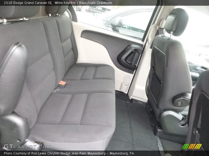 White Knuckle / Black/Light Graystone 2018 Dodge Grand Caravan SE