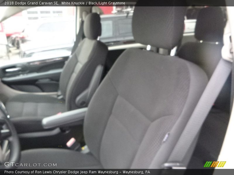 White Knuckle / Black/Light Graystone 2018 Dodge Grand Caravan SE