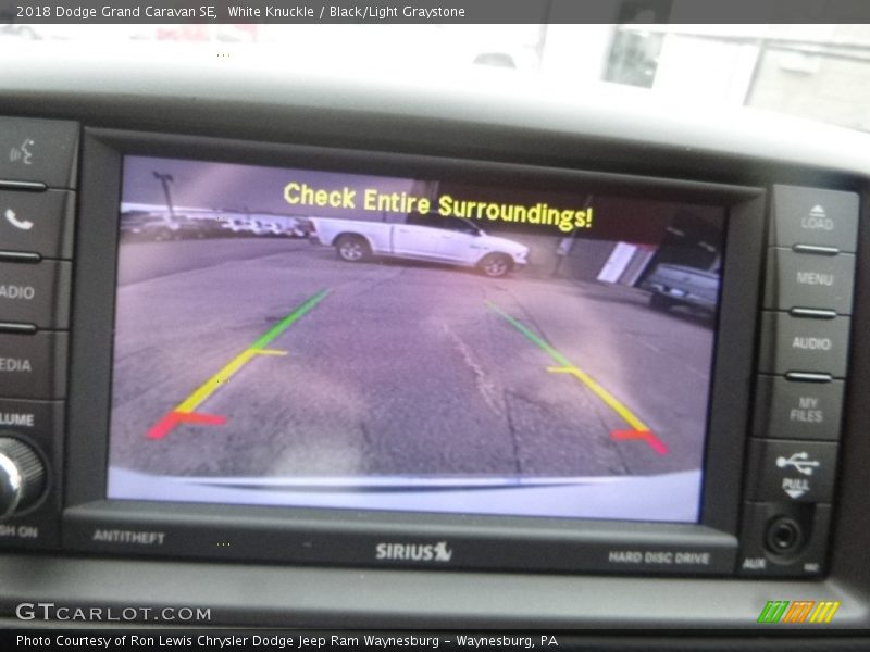 White Knuckle / Black/Light Graystone 2018 Dodge Grand Caravan SE